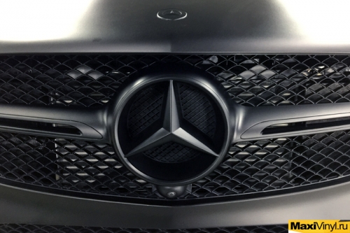 Полная оклейка Mercedes-Benz GLE Coupe прозрачной матовой пленкой